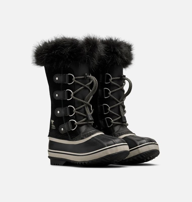 Kids Snow Boots Black - Sorel Youth Joan of Arctic™ - 950-BTGMXU